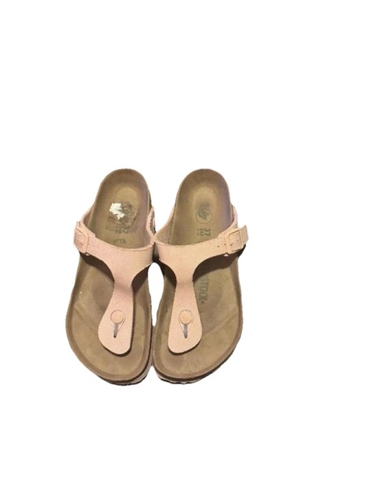 Birkenstock Shoes - Birkenstock Gizeh Vegan Textile Canvas Thong Sandals Pink Women’s EU 37 US 6-6.5
